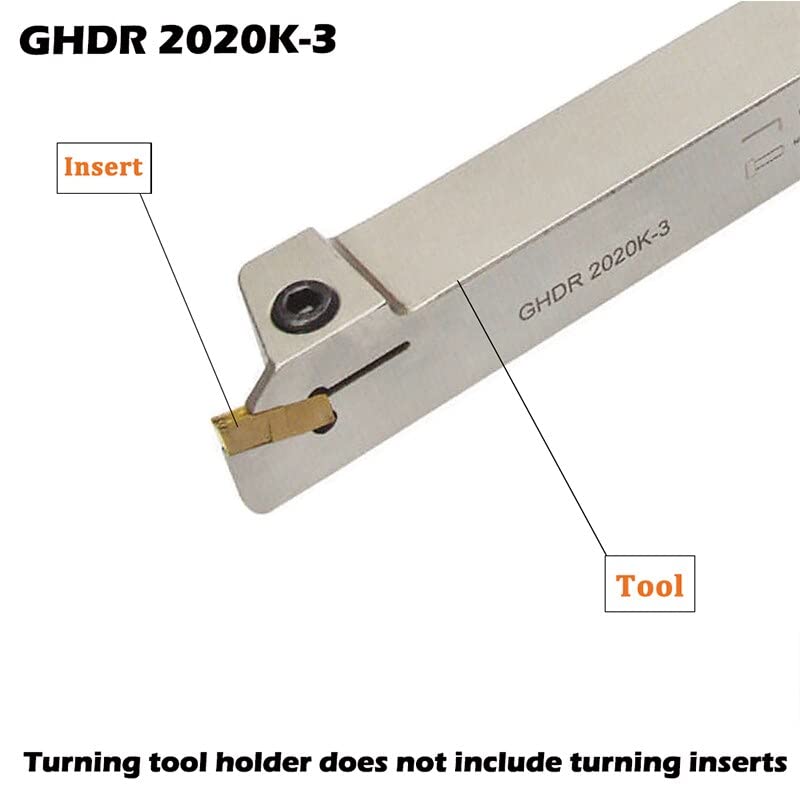 Porta herramienta para torno CNC GHDR1616H-4 miniatura 3