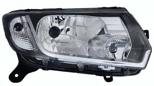 PROPOSTEONLINE Scheinwerfer für Dacia Sandero 2012 Beifahrerseite H4 Halogen mit manueller Einstellung + Blinker 260105344R PROPOSTEONLINE Scheinwerfer für Dacia Sandero 2012 Beifahrerseite H4 Halogen mit manueller Einstellung + Blinker 260105344R