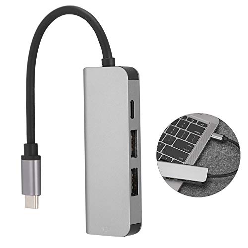 Multifunction Adapter Docking Station Light Luxury Frosted Aluminum Body Sturdy And Durable Usbc Typec For Hdtv #TOP4