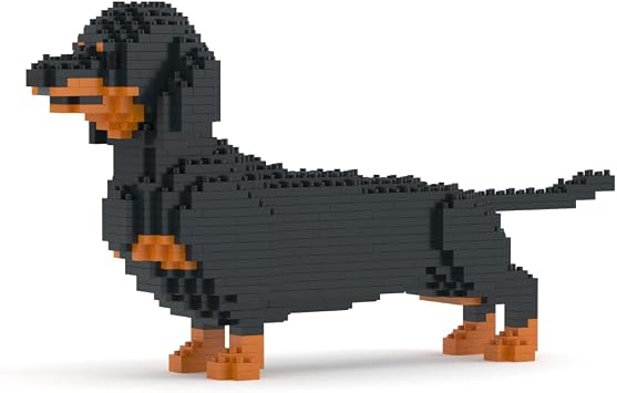 JEKCA Dachshund 02S-M01 | Dog Plastic Building Blocks | Age 14+