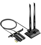 GLOTRENDS WiFi 5 Kaart met 2-Meter Uitbreidingsantenne voor Desktop PC, Intel 7265 Chip, 802.11ac...