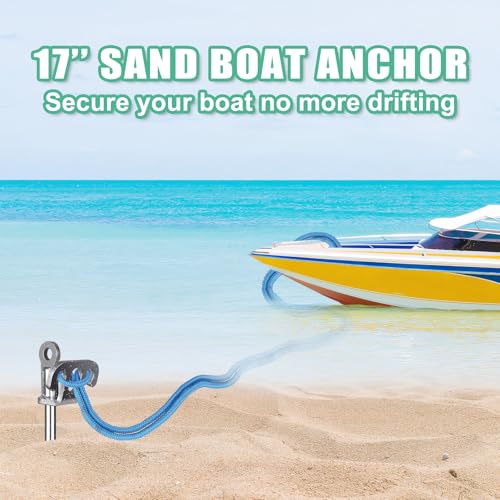 Ancre de sable de bateau Dolibest en acier inoxydable pour kayak et canoë