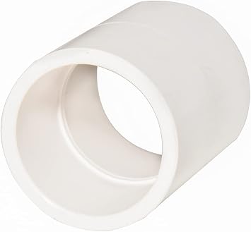 4" PVC Pipe Coupling Adapter Pipe Fittings Couplers Slip to Slip Socket to Socket Schedule 40 Easy to Install,and High Tensile for Home or Industrial Use White 4 Inch