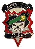 Trade Winds Airborne Sniper Motorcycle Hat Cap Lapel Pin M-518