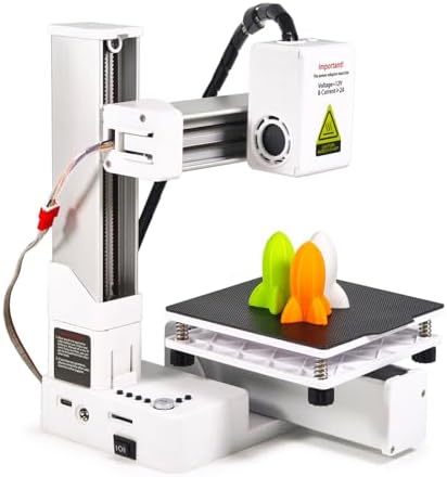 Mini FDM 3D Printer, 100x100x100mm, for Beginners, PLA/TPU | FDM Printing, Supports 1.75mm PLA/TPU, 100x100x100mm Build Volume, Compact Design, Beginner Friendly Operation