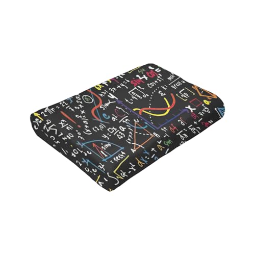 Couverture en flanelle voyage et camping motif formules mathématiques - 8