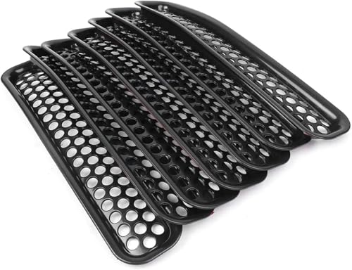 Rejilla frontal de radiador para Jeep Wrangler TJ 1997-2006, repuesto de parrilla delantera 6