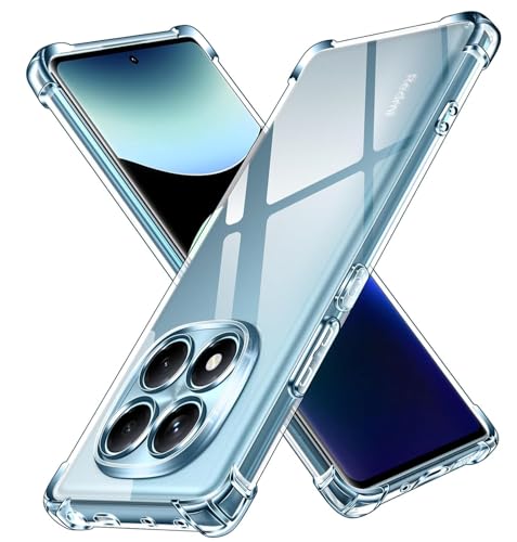 Image of BOXXO Flexible Back Cover for Mi Redmi Note 15 Pro Plus 5G | Back Cover Transparent Clear Shockproof Case Four Corner Protection | Slim Protective Mobile Phone Cover for Redmi Note 15 Pro Plus