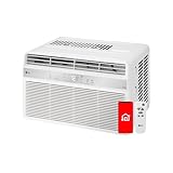 LG 6000 BTU Window Air Conditioner[2024 New] Remote Control, WiFi Enabled works with LG ThinQ, Alexa, Hey Google, Washable Filer Ultra-Quiet Cools Small Room up to 250 Sq.Ft AC Unit White LW6024RSMX