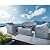 Baner Garden N87 4-Piece Outdoor Veranda Patio Garden Furniture Cover Set with 600D Durable and Water Resistant Fabric (Grey)