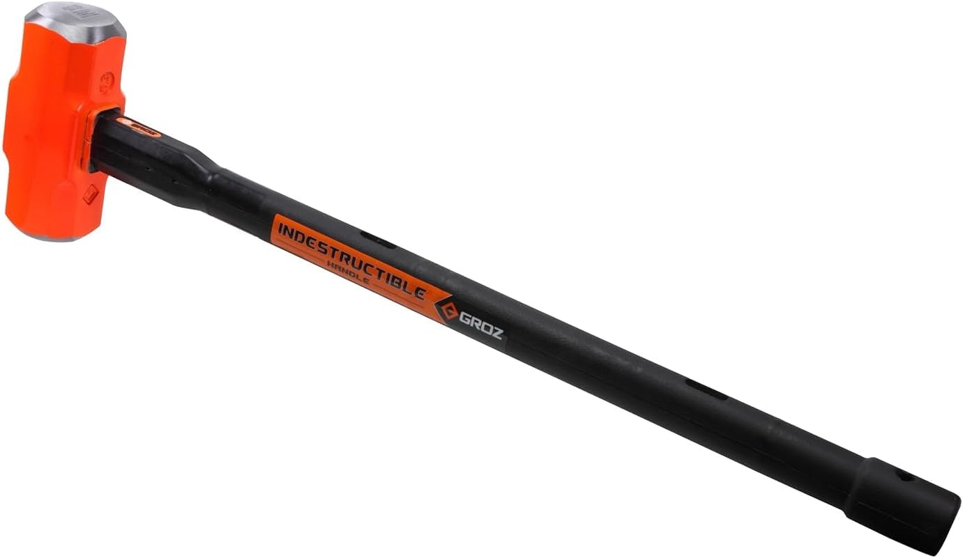 Groz 34519 36" Indestructible Sledge Hammer, 12 lb
