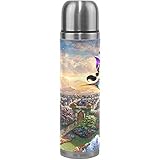 Capacidad: 17 onzas o 500 ml. Ciciera-Shop Taza De Vacío Aislamiento De Acero Inoxidable Aladdin Botella De Agua Deportes Café Taza De Viaje Taza Termo