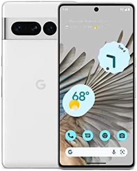 Google Pixel 7 Pro - 5G Android Phone - Unlocked Smartphone with Telephoto , Wide Angle Lens, and 24-Hour Battery - 128GB - Snow