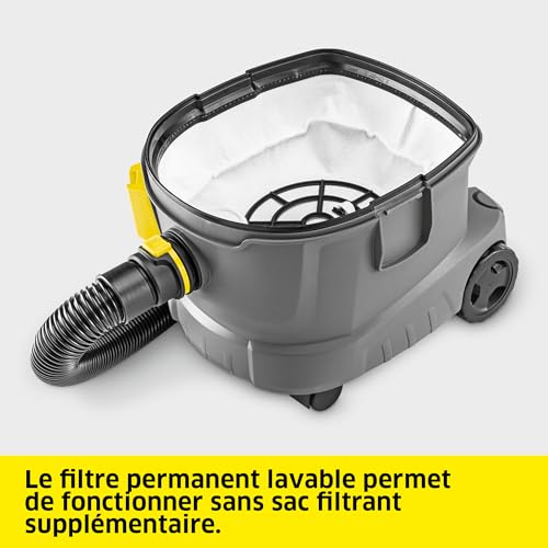 Karcher T11 / 1 Classic Aspirateur poussières professionnel léger ultra silencieux 61 Db cable 7 5m flexible 2m cuve 11 - vue 7