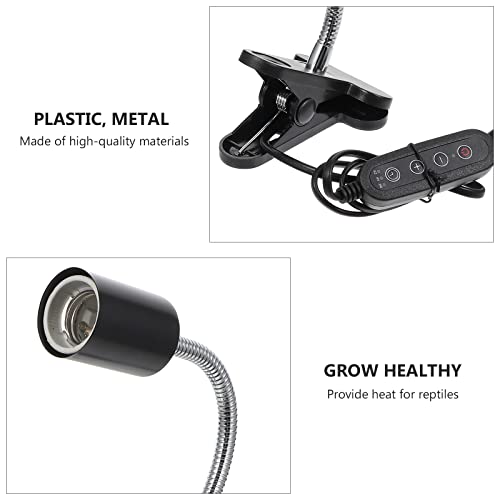 VILLCASE Reptile Heating Lamp Holder Reptile Heating Lamp Rack Pet Supply (Plug)