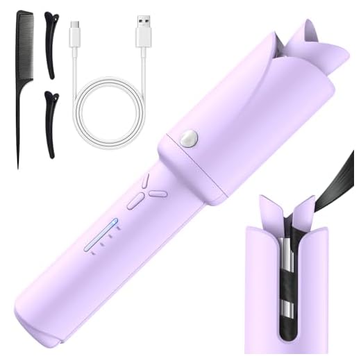 Cordless Automatic Hair Curler for Travel