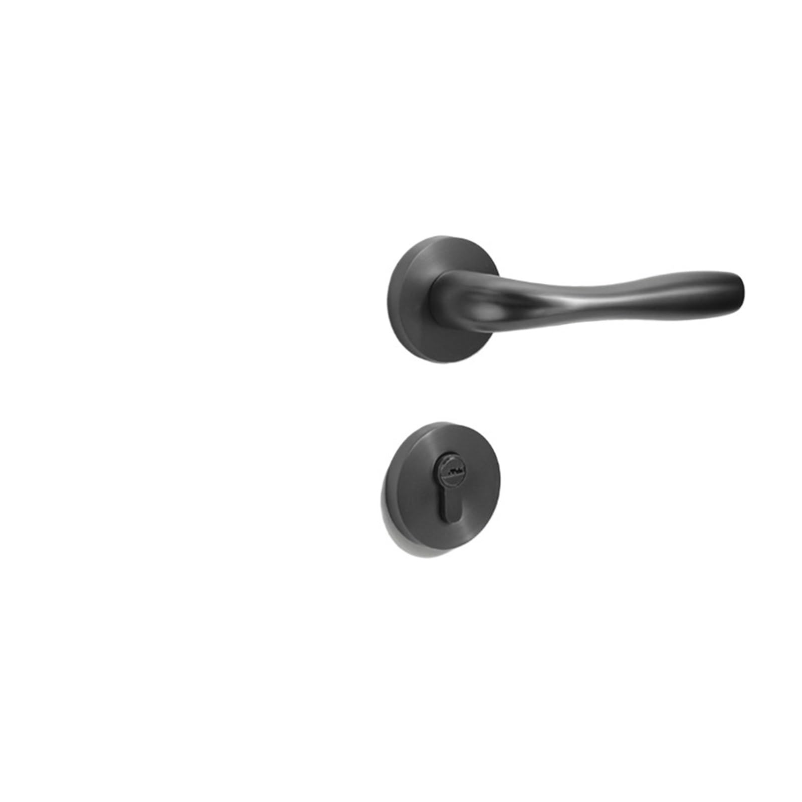 Serrure de porte en bois F73 90 black nickel avec mécanisme magnétique haut de gamme