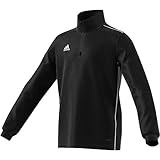 adidas Kinder CORE18 TR Y Sweatshirt CORE18 TR Y CE9028, Schwarz (Black/White), 152 (Herstellergröße: 152)
