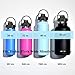 SYACOT Auto Spout Lid for Hydro Flask Wide Mouth Water Bottles, Replacement Top Spout Lid for HydroFlask Wide Mouth 12 oz 32 oz 40 oz, Chug Cap with Flexible Handle,Big Nozzle