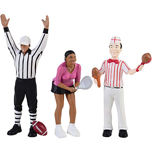 Constructive Playthings MTC-334 Pretend Professionals Career Doll Figures, Toy Figures for Kids, Set of 12 - Thumbnail 2
