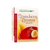 Nutmeg State Nutrition - High Protein Strawberry Banana Jello, 15g Protein, Low Calorie, Sugar Free, Gluten Free, 7 Servings Per Box