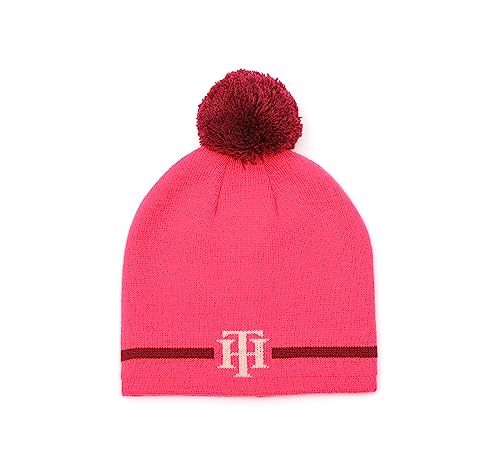 Tommy Hilfiger Girl's Monogram Stripe Pom Beanie and Glove Set2