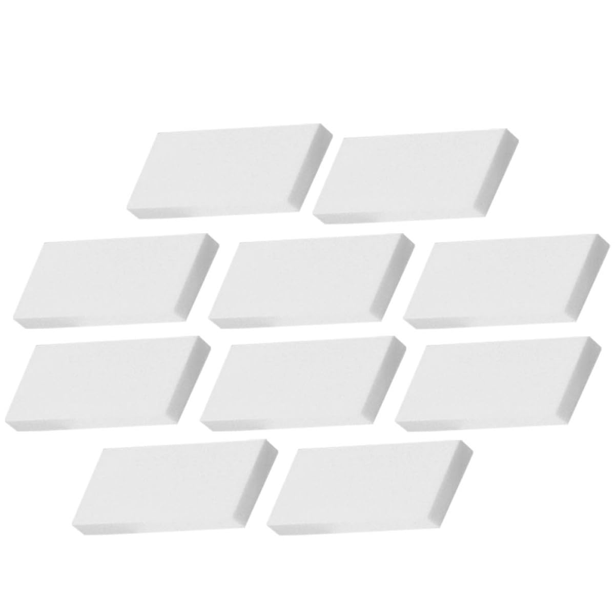 Gitarrensattelrohling Weiß 51x19x5mm aus Knochen 10 Stück