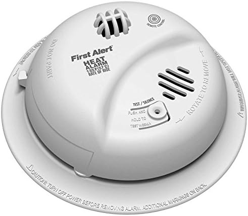 First Alert Hard-Wired w/Battery Back-up Ionization Heat Alarm
