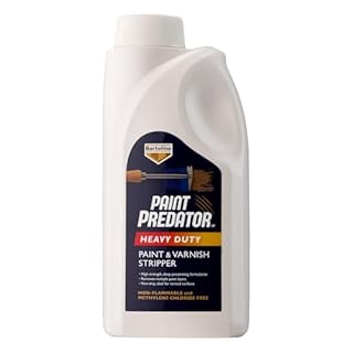 Bartoline Paint Predator™ Heavy Duty Paint & Varnish Stripper 1l – Professional Strength, Non-Caustic Paint Remover for Wood, Metal & Masonry