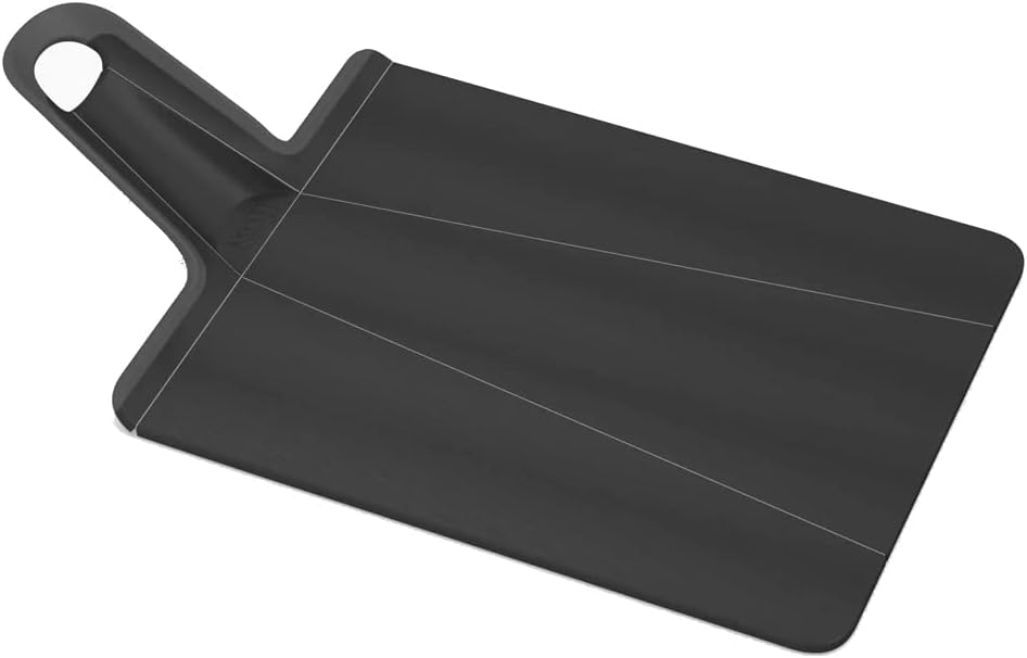 Joseph Joseph Chop2Pot Plus Folding Cutting Board Easy-Grip Handle (Large) - Black