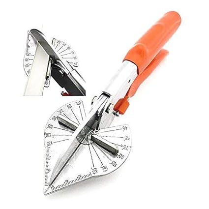 Shopzia Multi Meter Shear Cutter, 45-135 Degree Adjustable Angle Scissors Trim Shears Hand Tools for Cutting Soft Wood, Plastic, PVC