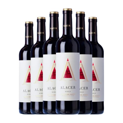 Alacer Tempranillo Ribera del Duero Roble – Caja de 6 Botellas de Vino Tinto Alacer Tempranillo Ribera del Duero Roble – Caja de 6 Botellas de Vino Tinto