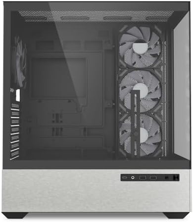 SHARKOON KASA MID TOWER PSUSUZ 4XFAN AK7 ARGB BLACK - Görsel 5