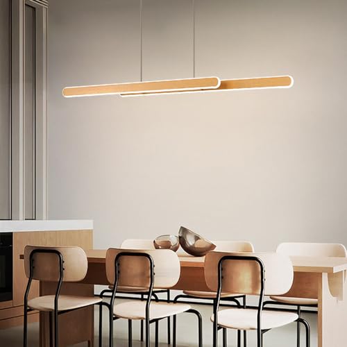 Lámpara de techo para comedor moderno con luz blanca lineal de 120cm 7