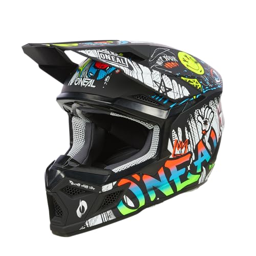O'NEAL 3SRS Helm Kinder RANCID Schwarz/Weiß/Größe XL