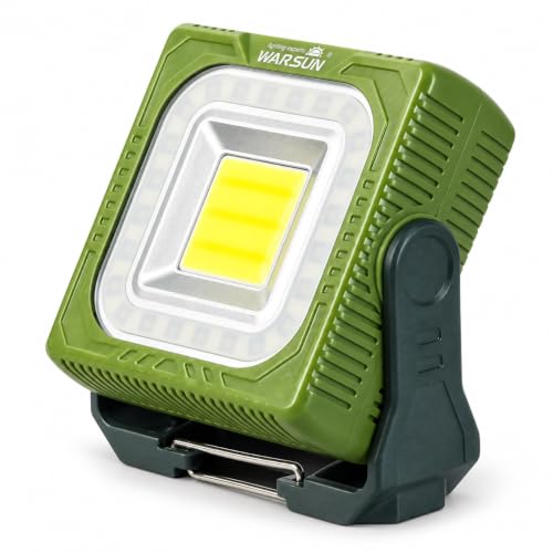 WARSUN Camping Lantern, 1000LM Rechargeable Magnetic LED Work Light