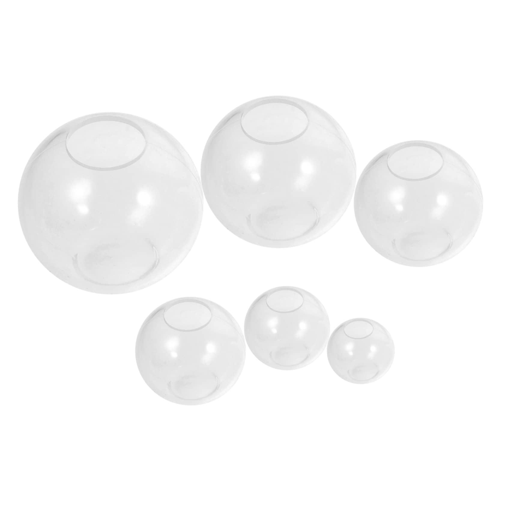 TEHAUX 12pièces Moules Silicone Transparent pour Décoratives pour Parfaits pour Objets Forme De