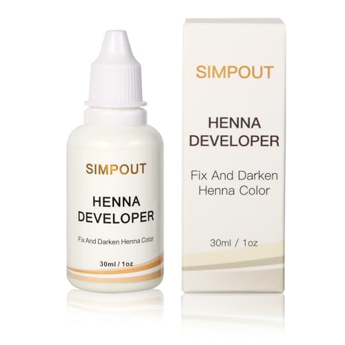 Simpout Developer for Henna Hair, Mix with Spot Color Dye Kit, Covers Grey Hair, Easy to Use