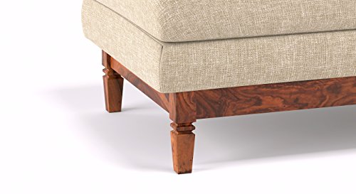 Image of Urban Ladder Malabar Chaise (Finish : Teak, Colour : Macadamia Brown)