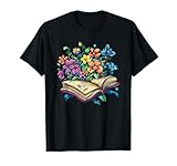Groupe cible : amateurs de livres et amateurs de fleurs pour la lecture printanière et les événements littéraires. Vous allez adorer le livre ouvert vif avec des fleurs colorées en cascade et des pétales ludiques qui stimulent l'imagination et calment les moments de lecture.