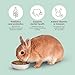 Kaytee Timothy Complete Rabbit Food, Made with Timothy Hay, High in Fiber, Supports Dental Health and Digestion, 9.5 pounds