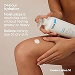 ISDIN Body Lotion Uradin 10, 24-Hour Intense Hydration, Non-Greasy, Fast-Absorbing Moisturizer for Dry or Very Dry Skin, Helps Relieve Itching Due to Dryness, 13.5 Fl. Oz. - Image 3