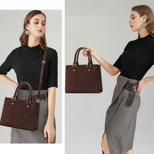 Image of CHICAROUSAL Crossbody Purses and Handbags for Women PU Leather Tote Top Handle Satchel Shoulder Bags