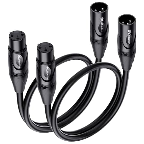 Cable Matters 2-Pack XLR Microphone Cables Cover