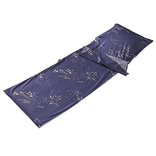 DECDEAL Mochila Viagens ao ar livre saco de dormir forro leve e compacto tecido de algodão saco de d