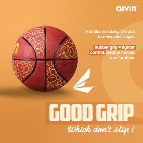Image of Aivin THRE3ZY Mini Basketball Size 3 - Compact Design | Pro Grip & Durable Build | for Kids, Teens & Youth