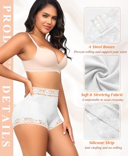 Image of DERCA Butt Lifting Panties Padded Underwear for Women Booty Pads Butt Enhancer Lace Shapewear Panty