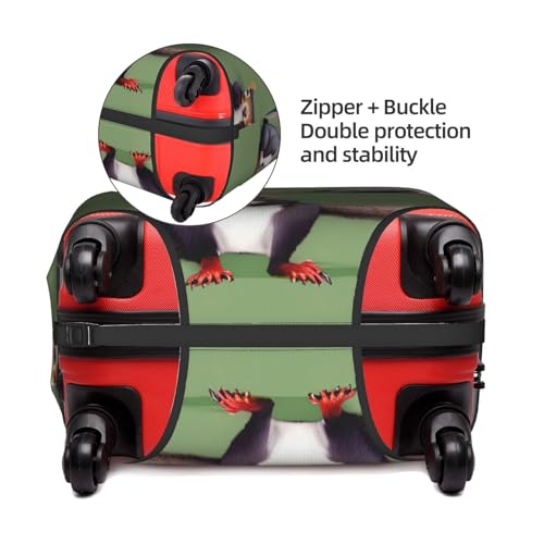 Housse pour bagage extensible contre les rayures de valise blanche grand format - 4