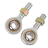 ERYUE Cuscinetto Articolare dell'estremità Dell'asta M10, per Kart a Ruote ATV Modificato, con Filo Maschile M10, Sinistra Destra