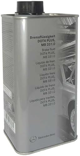Mercedes GENUINE 1L Brake Fluid DOT 4 PLUS Ultra Low Viscosity MB Spec 331.0 NEW